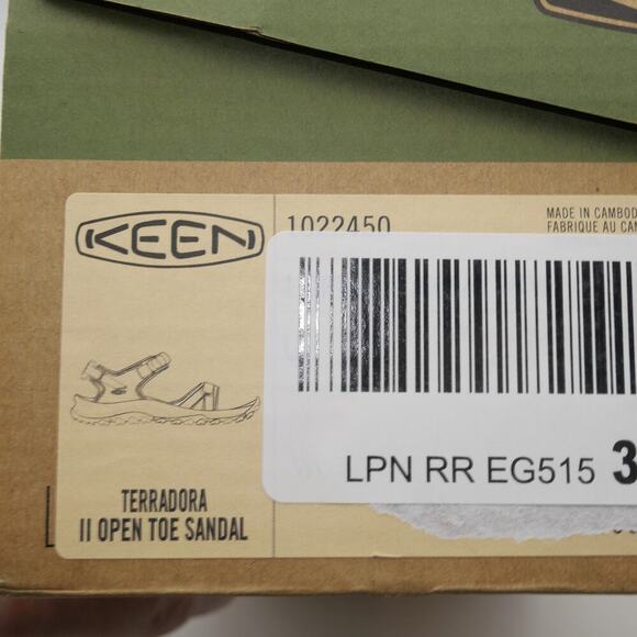 NEW KEEN Women's 6 Terradora II Open Toe Post Sandals Gray Teal Green - Picture 7 of 7